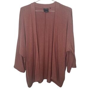 PRANA foundation munra wrap atheletic wrap jacket top cardigan pink small